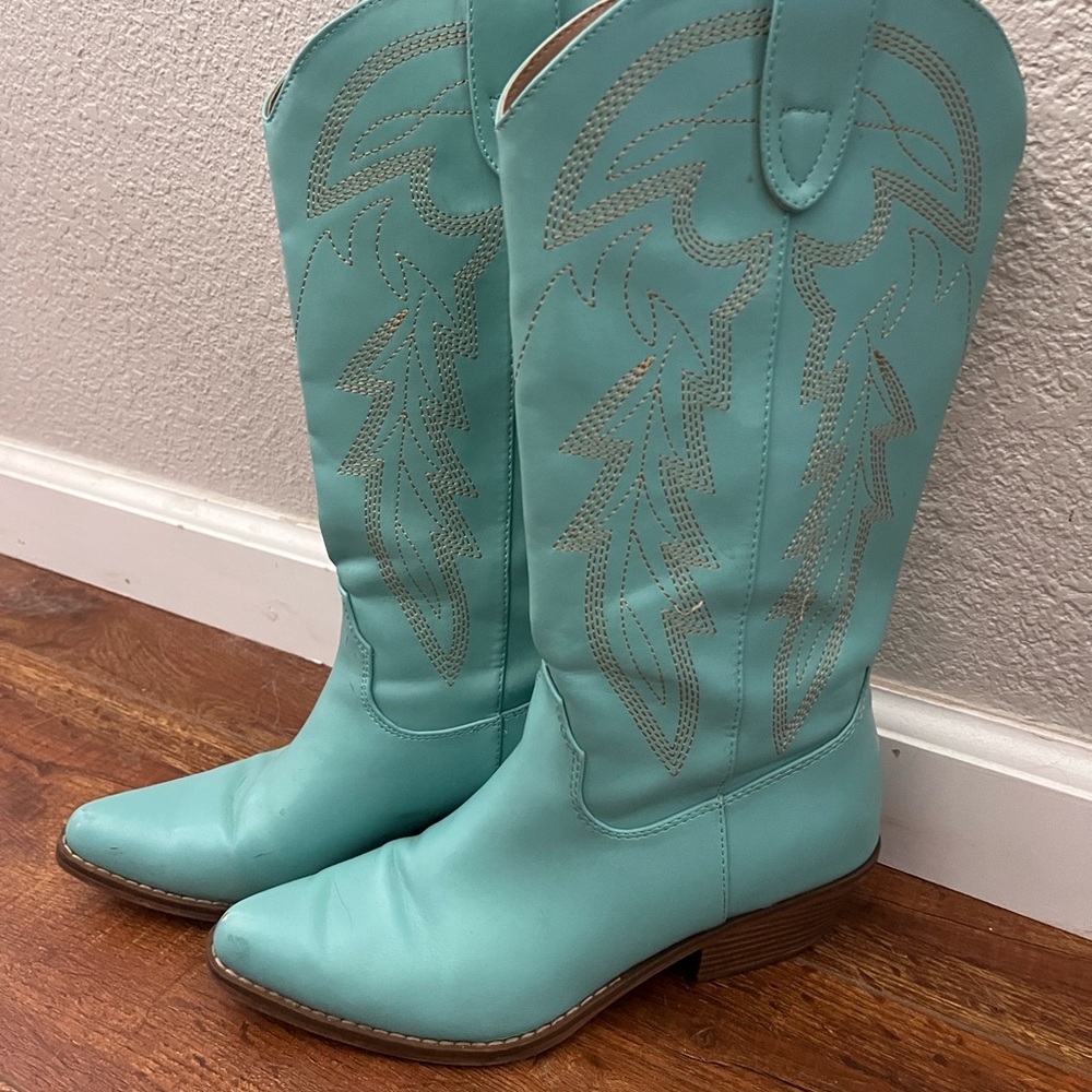 Turquoise Cowboy Boots